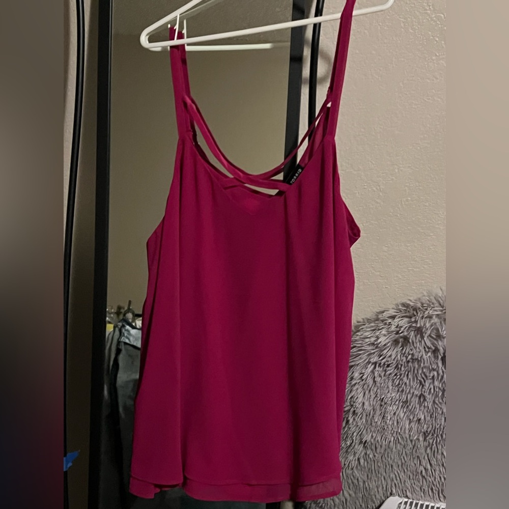 Torrid bright pink tank top 2X